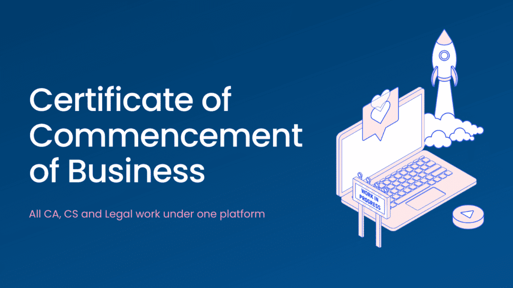 Business Commencement Certificate - Start Your Journey