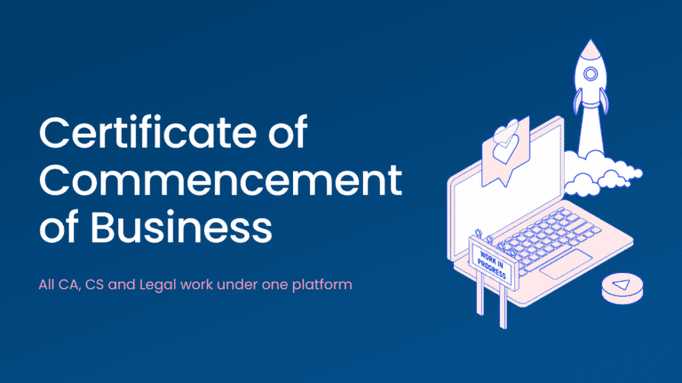 Certificate of Commencement of Business 16 Business Commencement Certificate - Start Your Journey