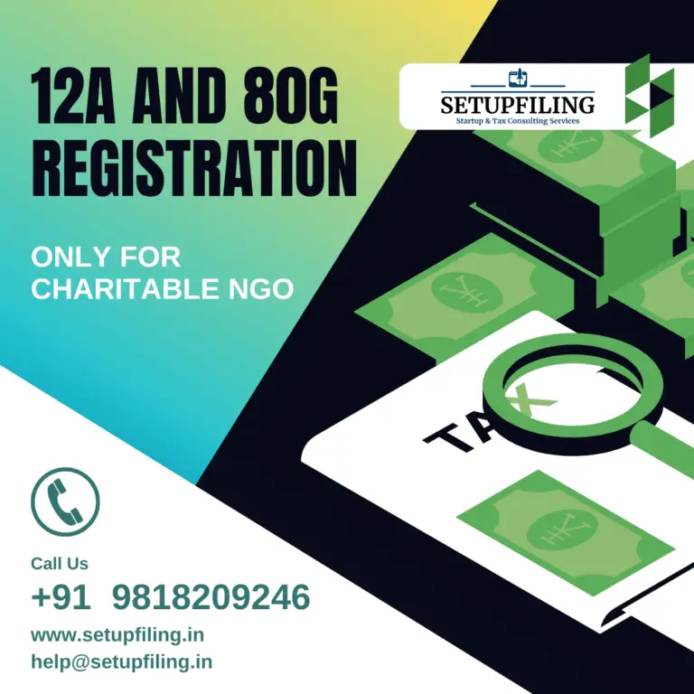 12A and 80G Registration