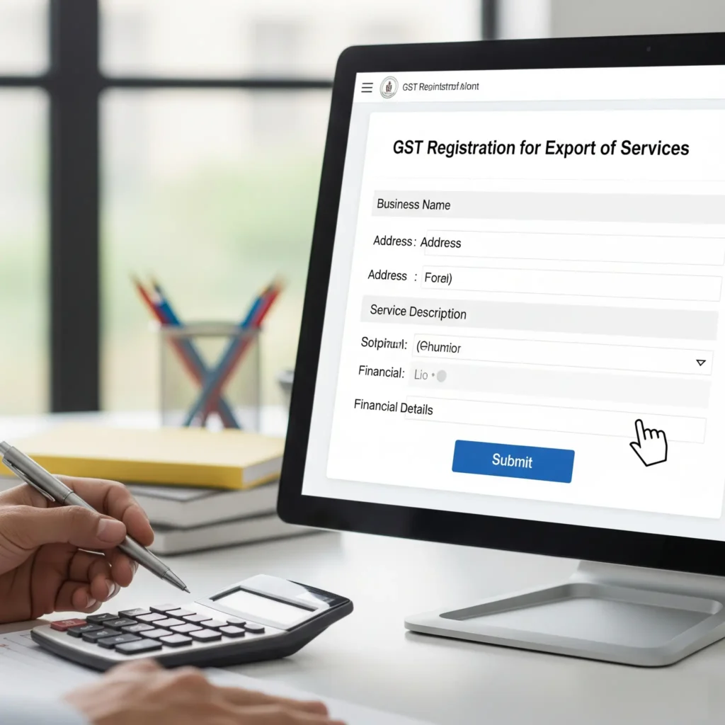 GST Registration for Export of Services