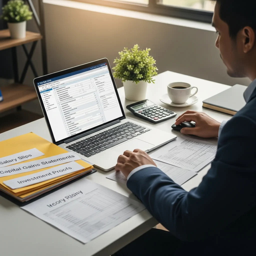 ITR for Salary and Capital Gain, Income Tax Return Filing for AY 2025-26