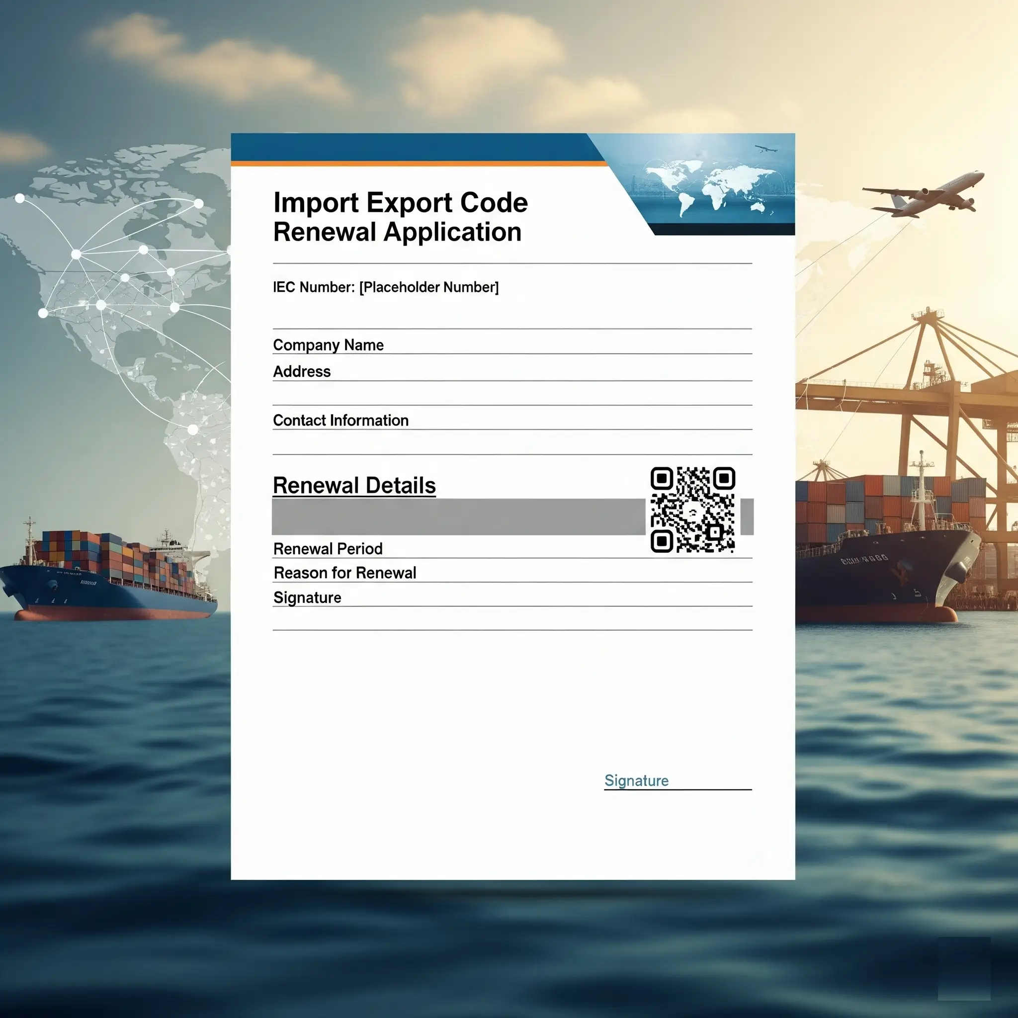 import expot code renewal