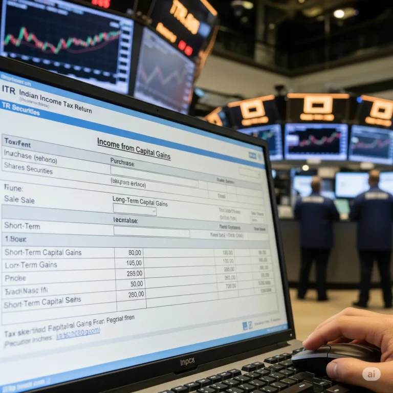 itr for share market income
