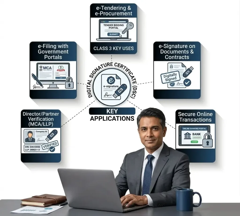 class 3 dsc, digital signature certificate