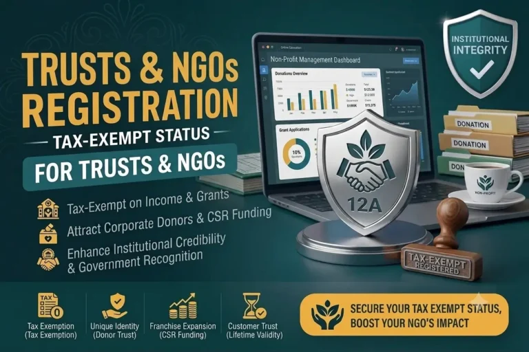 12A Registration for Trusts & NGOs in India - SetupFiling.in 12A registration for trusts and NGOs in India