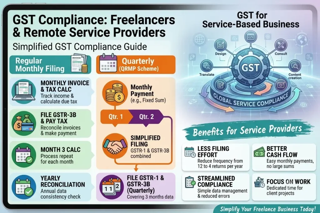 GST compliance for freelancers and remote service providers in India