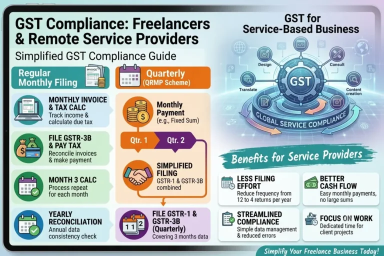 GST Compliance for Freelancers in India – Rules & Filing - SetupFiling.in GST compliance for freelancers and remote service providers in India