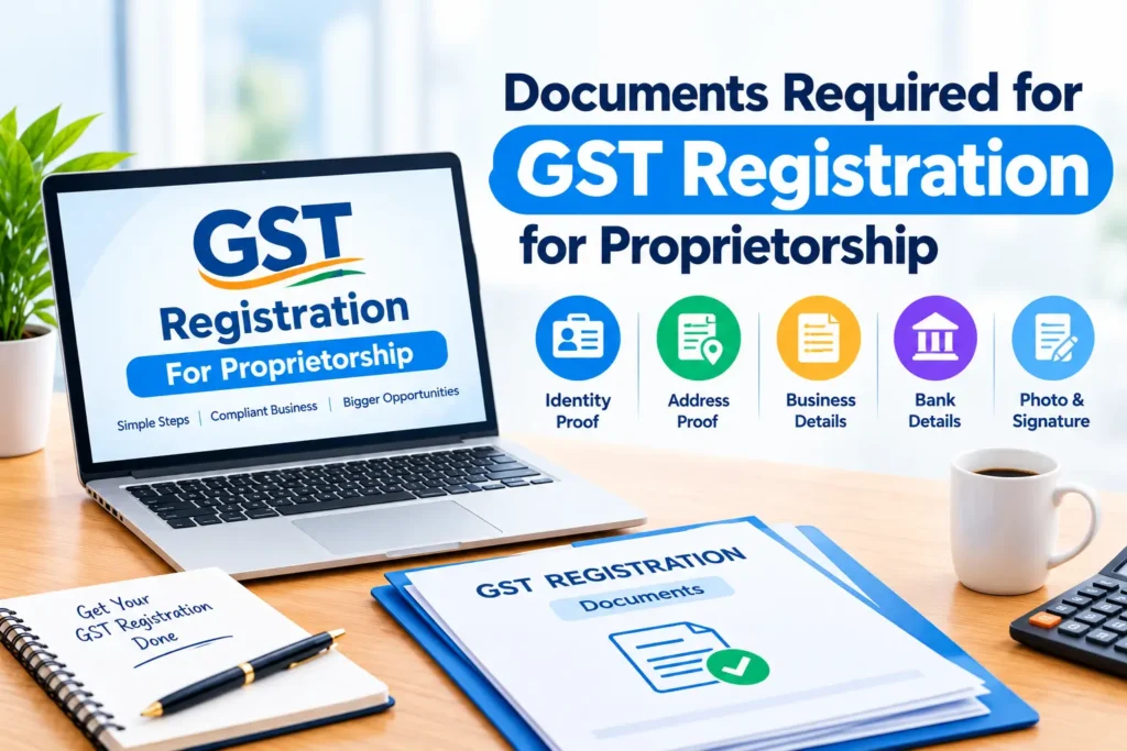Documents Required for GST Registration for Proprietorship in India