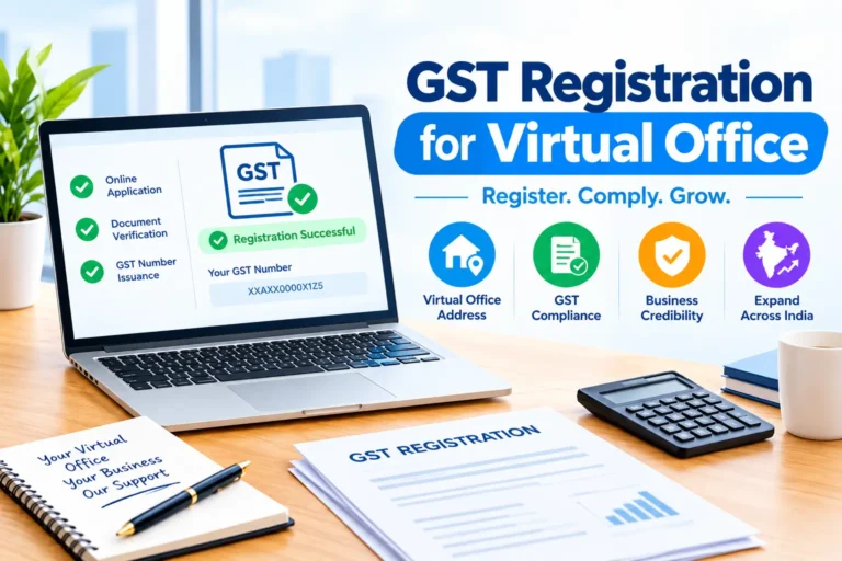 GST Registration for Virtual Office in India - SetupFiling.in GST Registration for Virtual Office in India