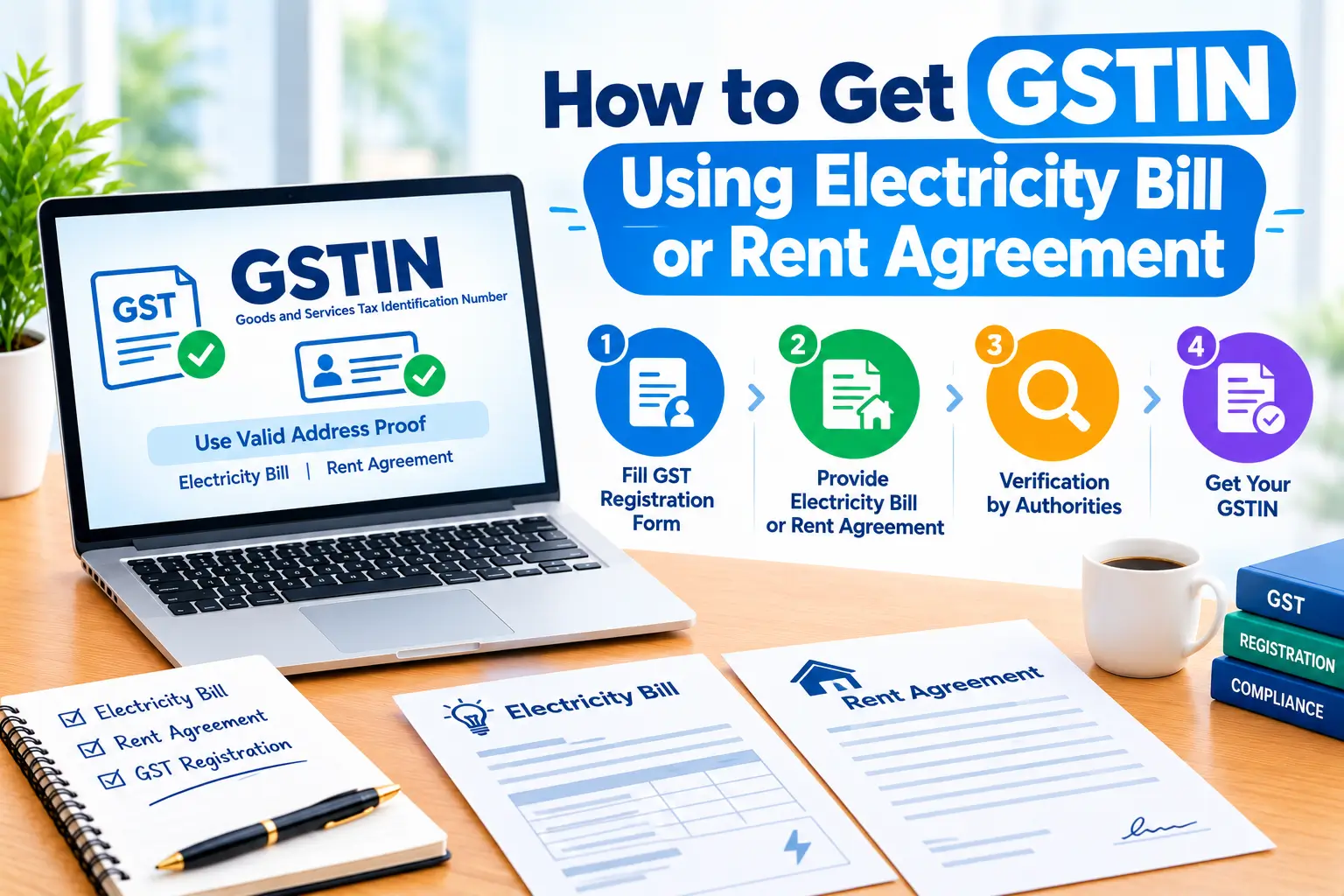 How to Get GSTIN Using Electricity Bill or Rent Agreement - SetupFiling.in How to get GSTIN using electricity bill or rent agreement