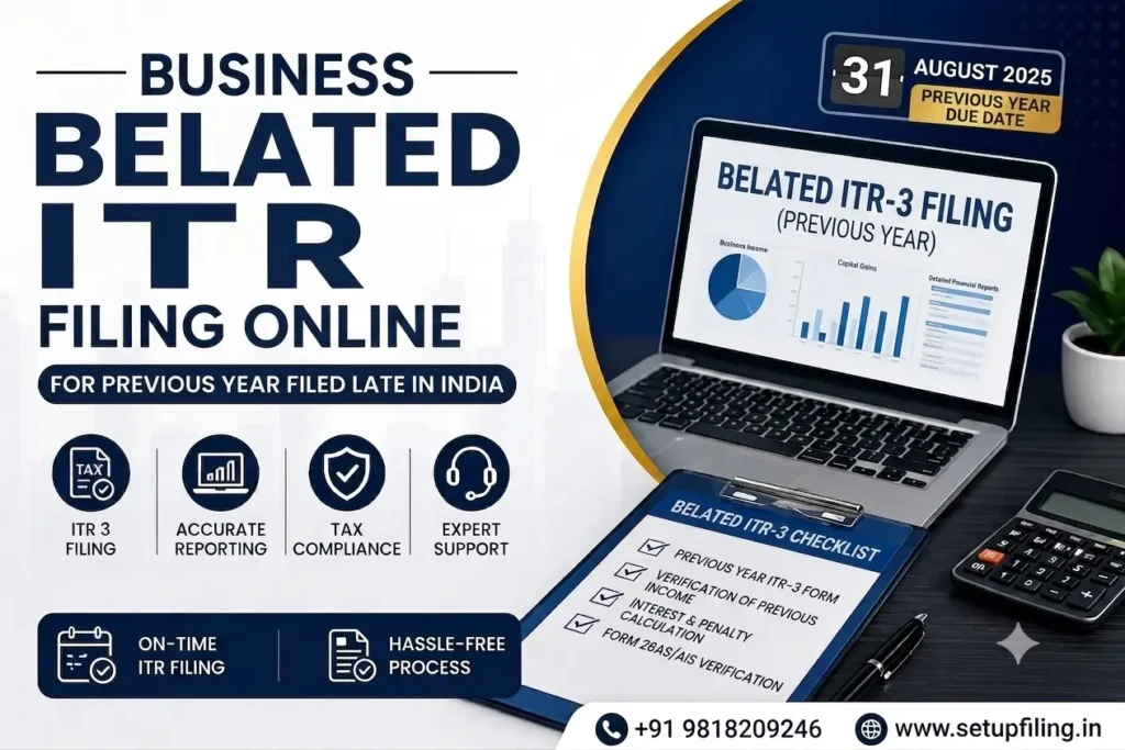 ITR Filing for Previous Year Online in India