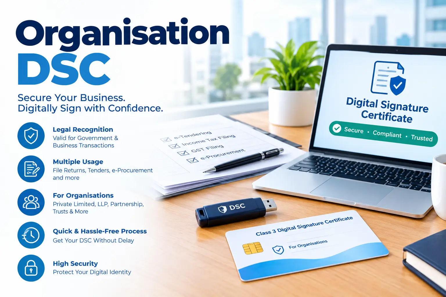 Organisation DSC &mdash; Secure Digital Signatures for Your Business