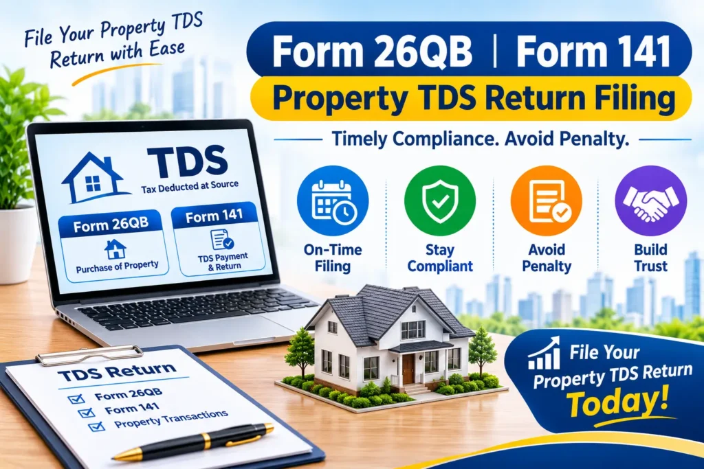 Form 26QB | Form 141 Property TDS Return Filing in India