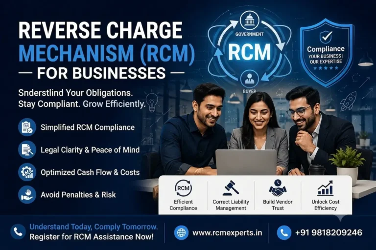 Reverse Charge Mechanism RCM under GST in India