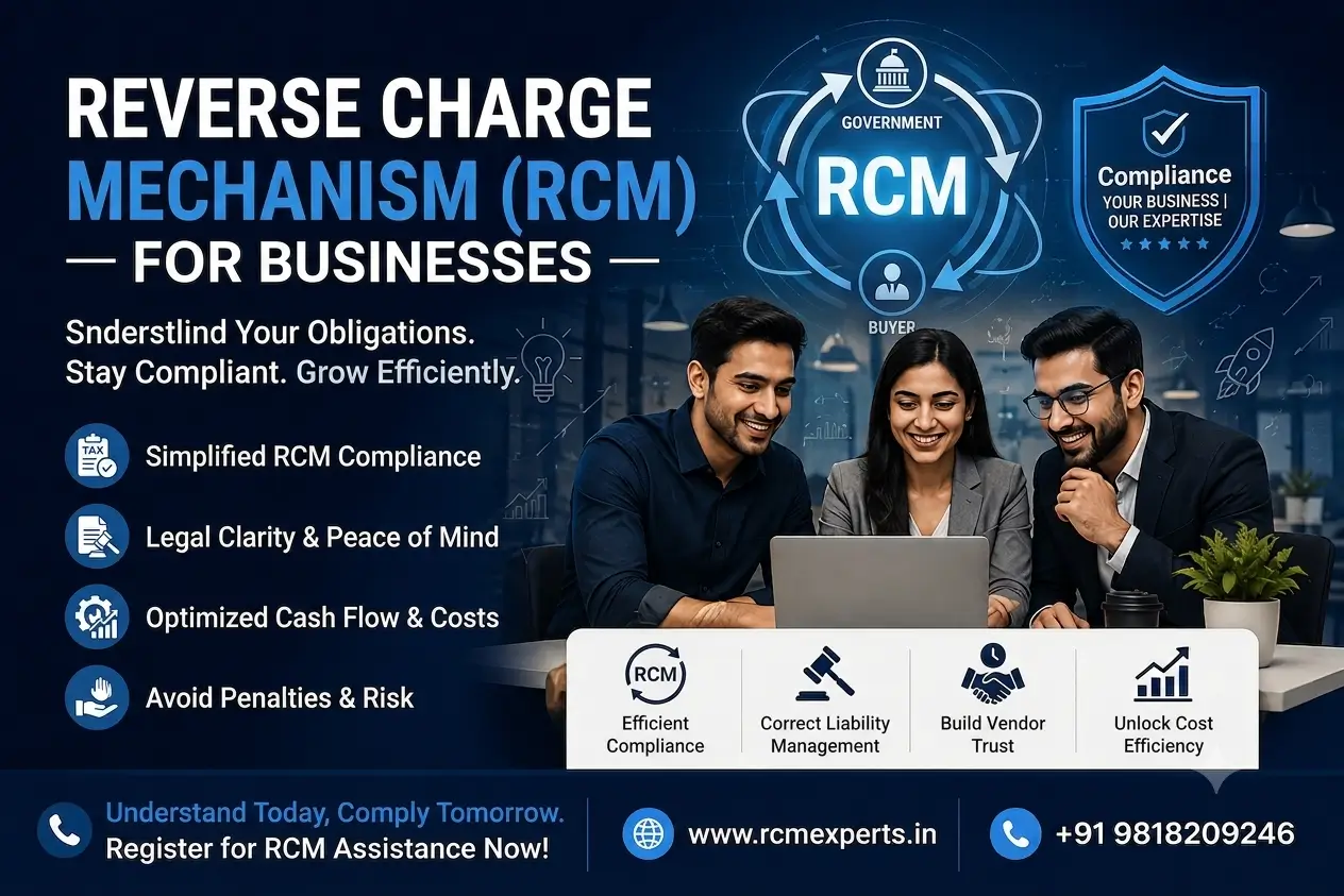 Reverse Charge Mechanism RCM under GST in India