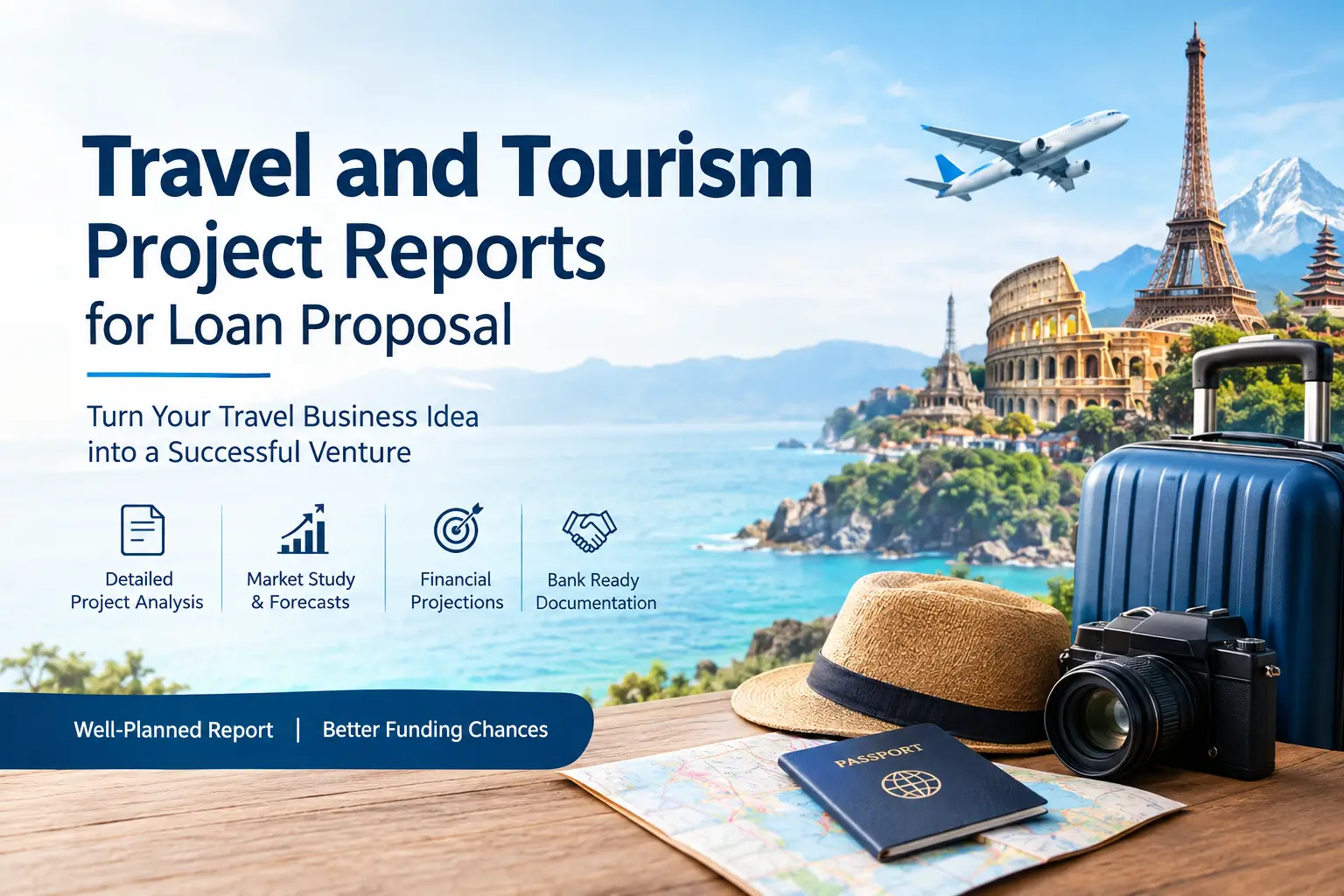 Travel & Tourism Project Report for Bank Loan Proposal - SetupFiling.in Travel and tourism project report for loan proposal with financial projections