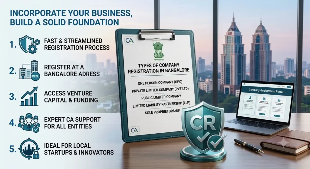 Types of Company Registration in Bangalore