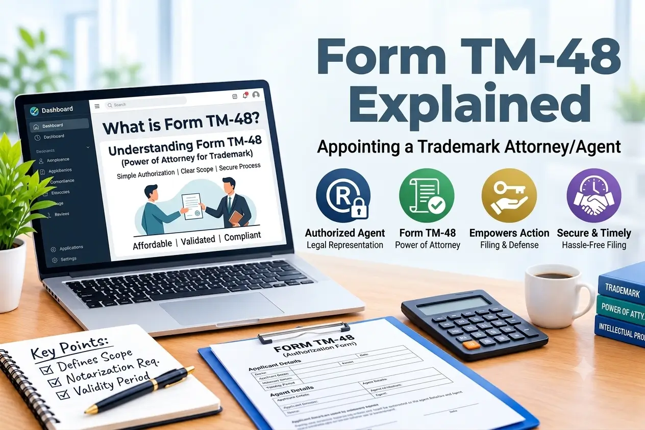 What is Form TM-48 Power of Attorney for trademark in India