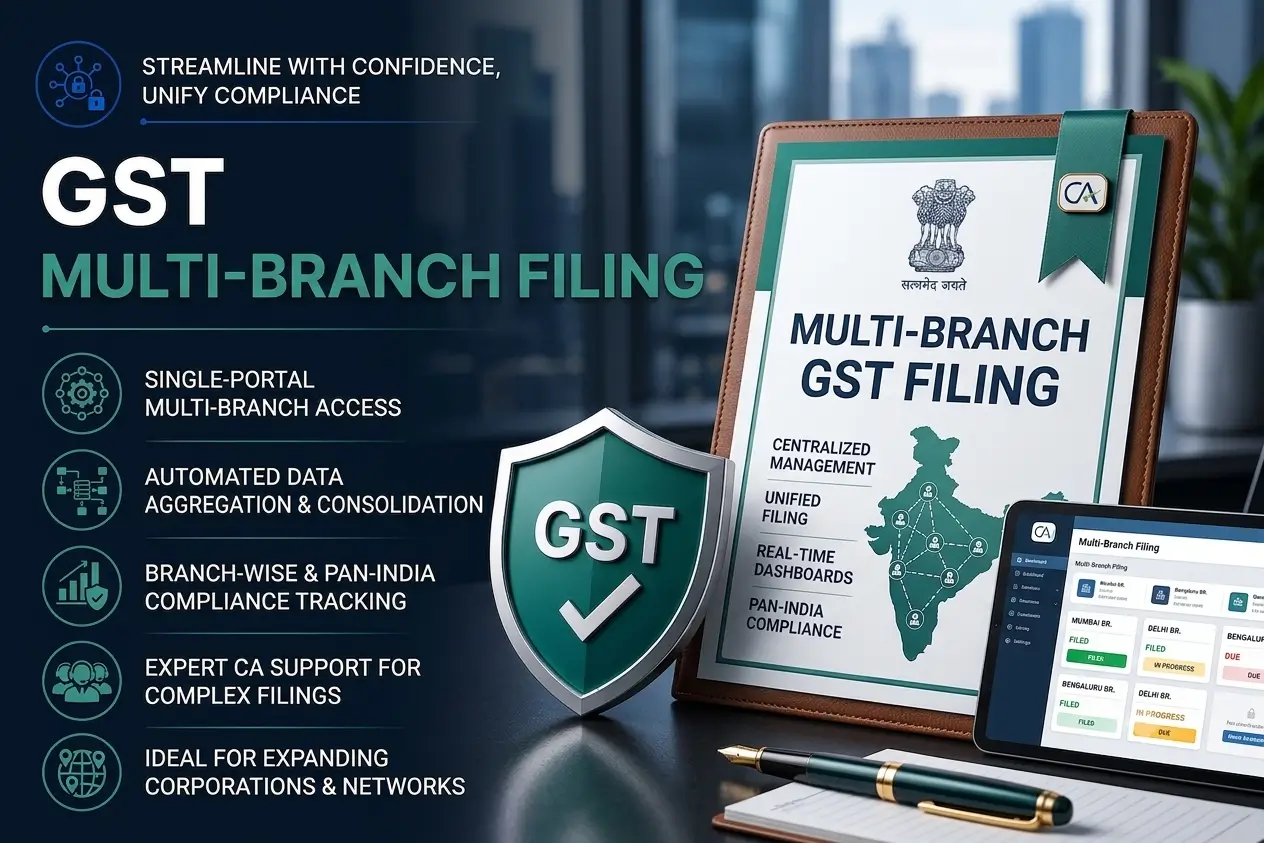 Best CA Online Portal for Multi-Branch GST Filing - SetupFiling.in Best CA online portal for multi-branch GST filing