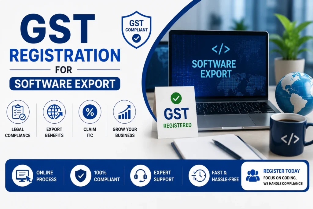GST Registration for Software Export in India