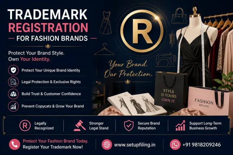 Trademark Registration for Fashion Brands in India - SetupFiling.in Trademark registration for fashion brands in India