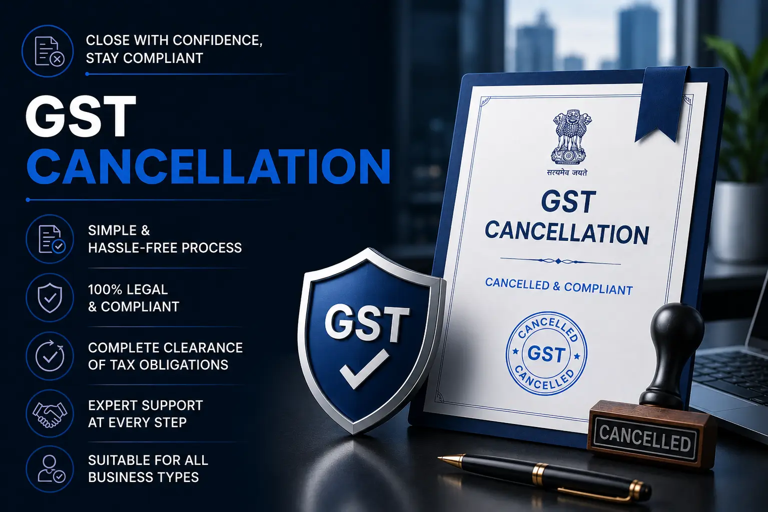 GST cancellation in India