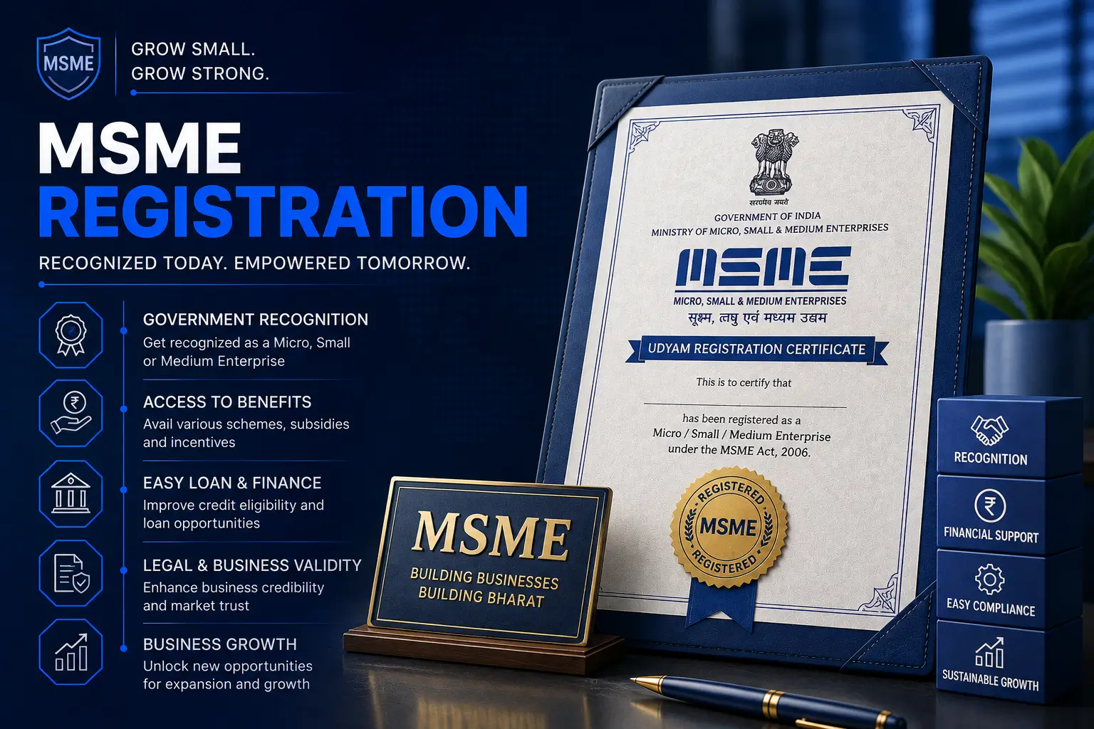 MSME registration in India for small and medium businesses