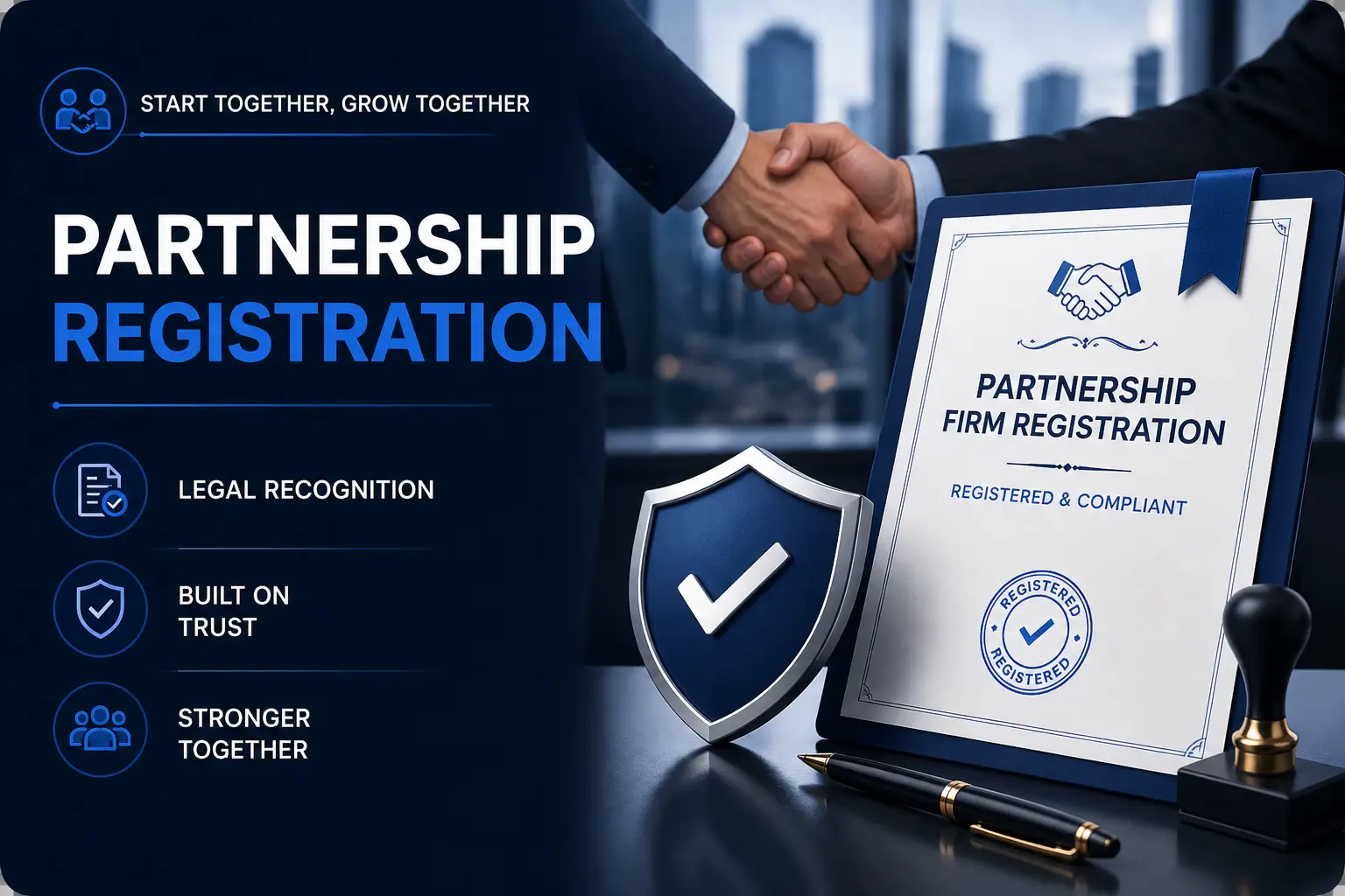 Partnership firm registration in India