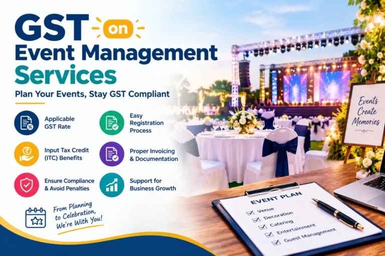 GST on event management services in India