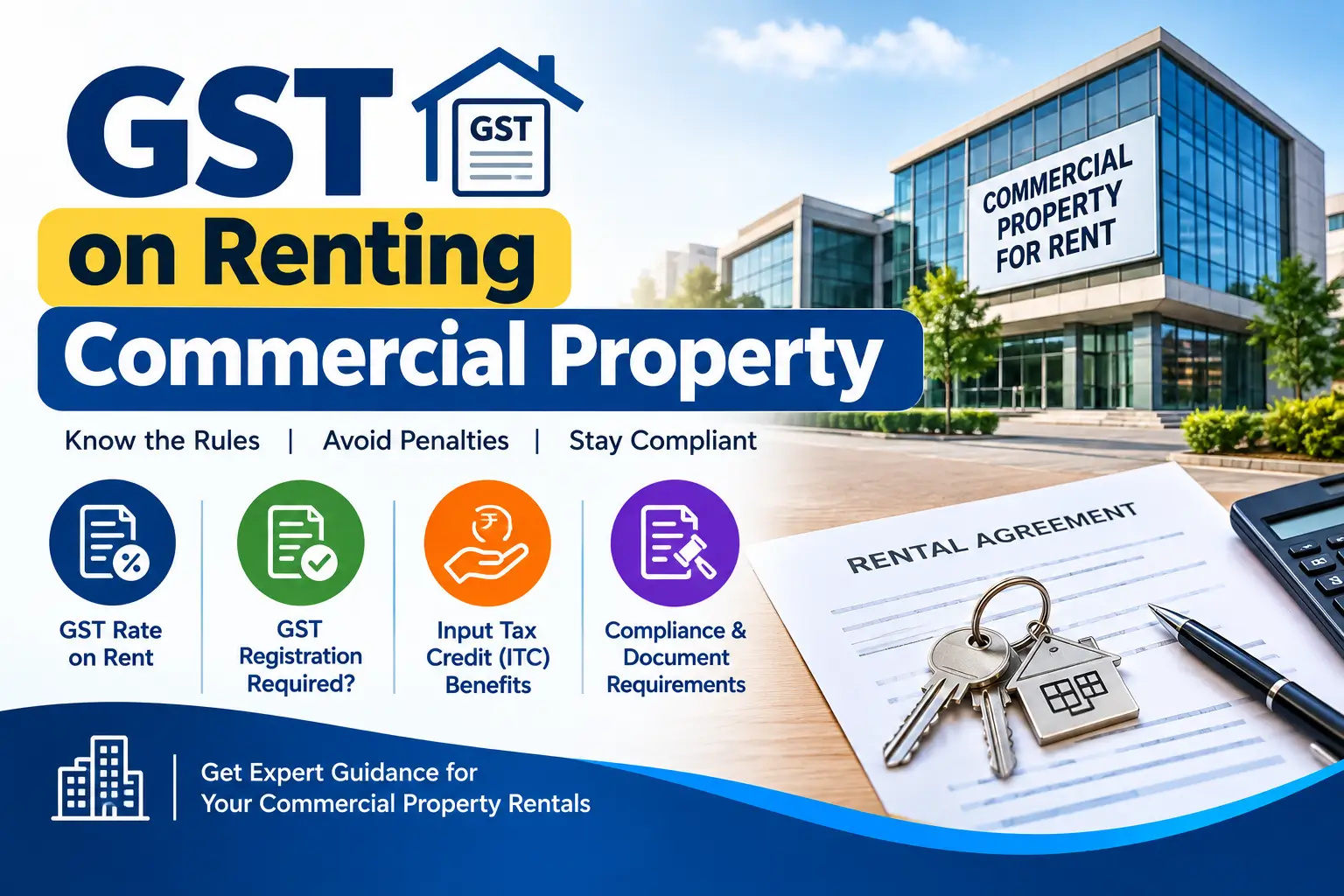 GST on Renting Commercial Property in India - SetupFiling.in GST on Renting Commercial Property in India by SetupFiling.in